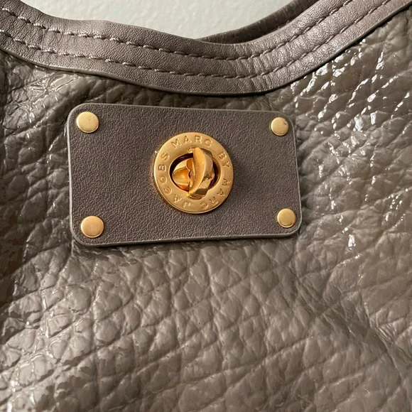 Marc By Marc Jacobs Patent Leather  Satchel Crossbody Handbag Purse - Picture 9 of 13